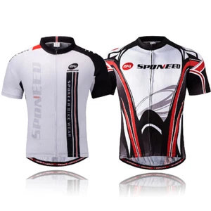 Cycling Jersey Men Shorts Sleeve MTB Road Bike Shirt Fast Drying Bicycle Tops - Imagen 1 de 12