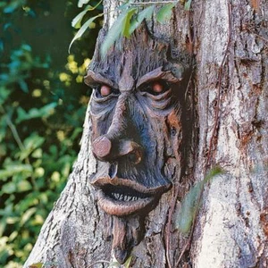 Tree Sculpture Tree Face Dec Tree Hugger Yard Art For Garden Dec DG