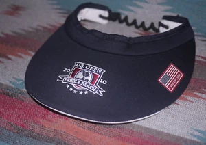 US Open Vtg Pebble Beach Womens Navy Visor 2010 Y2K Golf Active Workout - Picture 1 of 19