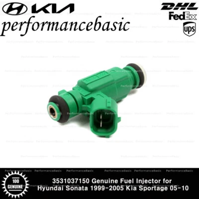 3531037150 injetor de combustível genuíno para Hyundai Sonata 1999-2005 Kia Sportage 05-10 - Imagem 1 de 3