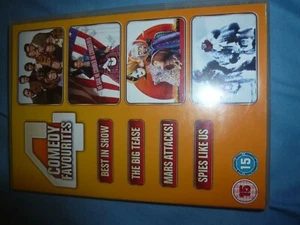 4 comedy favorites --best in show-the big teade-mars attacks -spies like us dvd - Picture 1 of 1