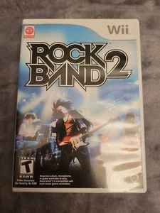 Rock Band 2 Nintendo Wii 2008 Box Manual Rockband Music Rhythm Multi Player - Picture 1 of 9