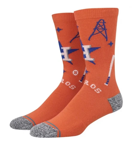 Stance MLB Houston Astros Landmark Crew Height Socks Men's Size Large 9-13 Cover