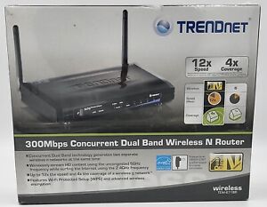 TRENDnet 300Mbps Concurrent Dual Band Wireless N Router TEW-671BR - New/Sealed
