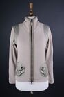 CHAUSSURE FEMME Beige Full Zip Lightweight Fleece Jacket Taille 38