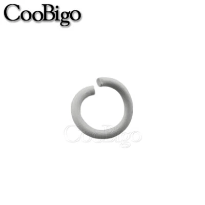 Anillos de salto divididos de 8 mm abiertos bucles individuales para hacer joyas hágalo usted mismo accesorio de pulsera Foto 1 de 4