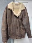 County Coats Women's Size 16 Sheepskin Leather Flying Jacket Style