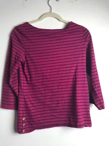 The North Face women's shirt brown/black? and pink sz S side buttons Aq6 - Picture 1 of 5