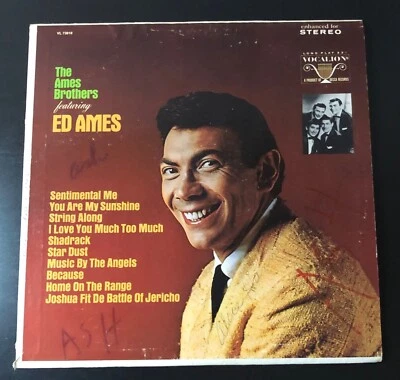 The Ames Brothers Featuring Ed Ames 73818 LP Vinyl Record Vocalion 1960s - Image 1 of 4