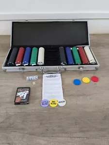CARDINAL'S Professional Texas Hold'em Poker Set - Set In Long Aluminium Case - Picture 1 of 11