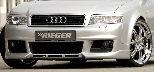 Parachoques delantero AUDI A4 B6 2002-2005 Rieger OEM imprimación plástico ABS nuevo Foto 1 de 1
