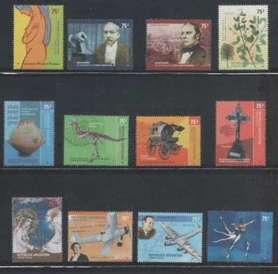 Argentina 2001 Complete Year MNH  !!! Stamps Blocks & Booklets HCV Check 5 scans - Image 1 of 4