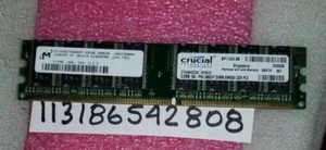 512MB PC 2700 DDR 333 PC2700 DDR333 184PIN NON-ECC DUAL RANK 2RX8 32X8 PC RAM - Picture 1 of 1