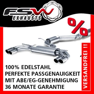 FSW Sportauspuff Komplettanlage ab Kat Seat Leon SC Cupra 5F RACINGLINE - Bild 1 von 1