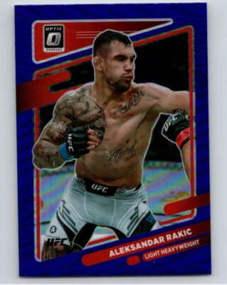 2022 Donruss MMA Optic Purple #96 Aleksandar Rakic  Light  V85291 - Image 1 of 2