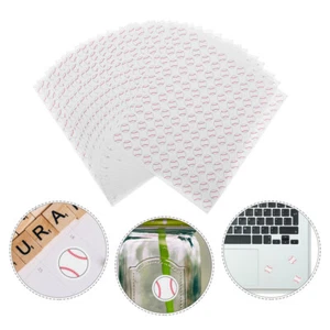 20 Sheets Baseball Label Sticker Stickers for Water Bottle Shaped - Afbeelding 1 van 12