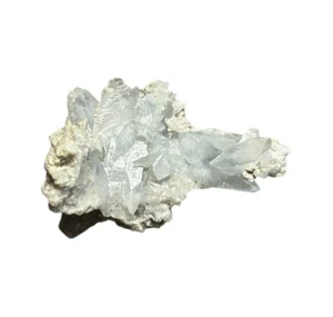 Grupo mineral geoda azul cielo druso cristal celeste de Madagascar 6,6 oz - Imagen 1 de 8