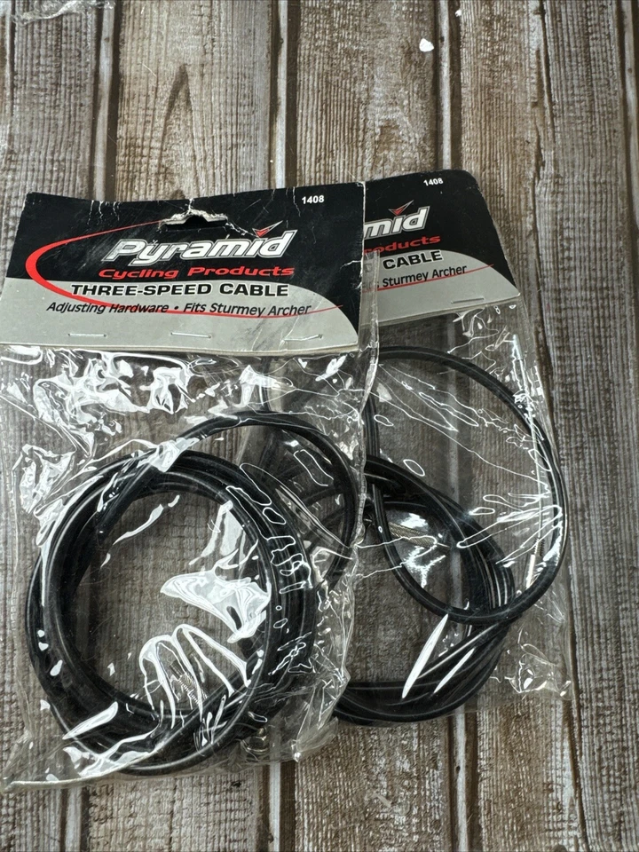 Lote de cables piramidales de 3 velocidades 2 60 X 65 pulgadas ajuste de cable NOS ajuste Sturmey Archer A60 Foto 1 de 1