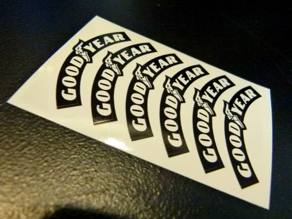 Reifenbeschriftung Markierung GOODYEAR Aufkleber Harm Carson TRAXXAS Decal 1:5 - Bild 1 von 1