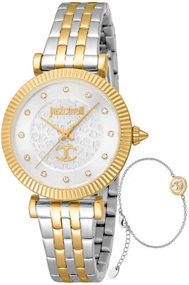 Orologio Just Cavalli JC1L266M0055 da Donna Grigio argento in Acciaio - Immagine 1 di 3