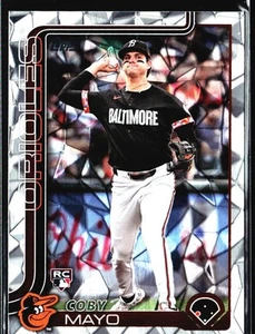 2025 Topps Diamonte Foil Coby Mayo Rookie Baltimore Orioles #20 - Picture 1 of 2