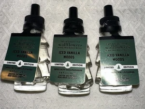 Bath & Body Works Ice Vanilla Woods Wandblumen Nachfüllpack 3er Pack • Baumform Knolle - Bild 1 von 2