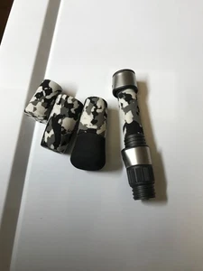 Rod Building Wrapping camuflaje 3 piezas empuñadura dividida con juego de asientos Fuji tamaño 16 - Imagen 1 de 2