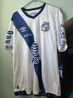Camiseta de fútbol local Umbro de la Liga MX La Franja de Puebla 2019/20 grande NUEVA CON ETIQUETAS Foto 1 de 4