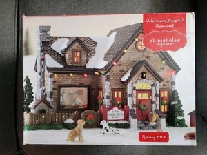 St. Nicholas Christmas Village Square Veterinary Hospital Retired. 2013 - Picture 1 of 5
