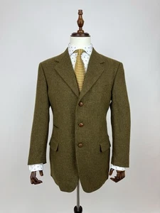 Tombolini Tweed Sport Jacket Vintage Blazer Three Button Mens Size 52 - Picture 1 of 19