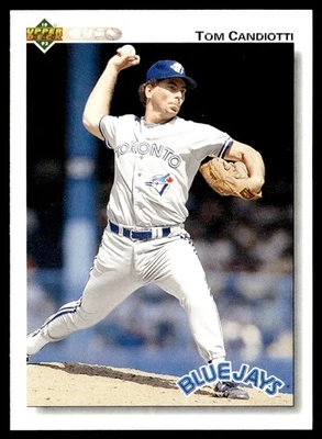 1992 Upper Deck Tom Candiotti Toronto Blue Jays #447 - Image 1 of 2