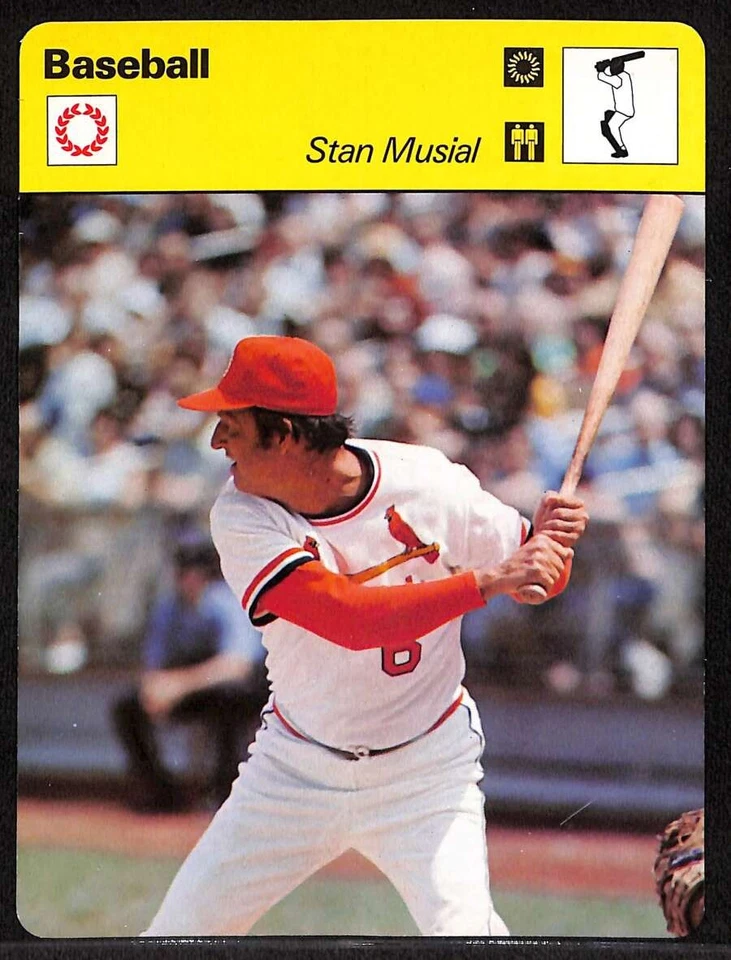 Sportscaster #2116 1977 Stan Musial serie 21 béisbol casi nuevo D91735 Foto 1 de 2