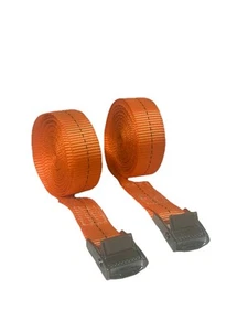 2 pezzi 1"x13 piedi cinghia di fissaggio e fibbie fibbia a camma cinghie di fissaggio cinghia di sicurezza - Foto 1 di 7