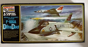 Hasegawa Minicraft General Dynamics Convair F-106A 1/72 Scale Model Kit 1977 - Picture 1 of 5