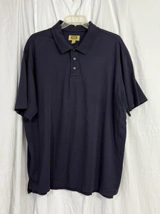 Camisa polo de golf Foundry Quick Dri para hombre talla 3XL estampado azul marino manga corta - Imagen 1 de 12