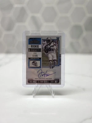 2023 Panini Contenders Rookie Ticket Josh Vann Rookie Auto - Image 1 of 2