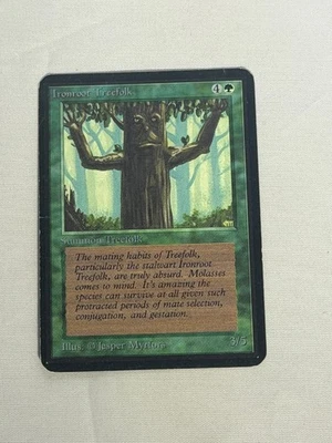 MTG Ironroot Treefolk Alpha Magic the Gathering - Image 1 of 3