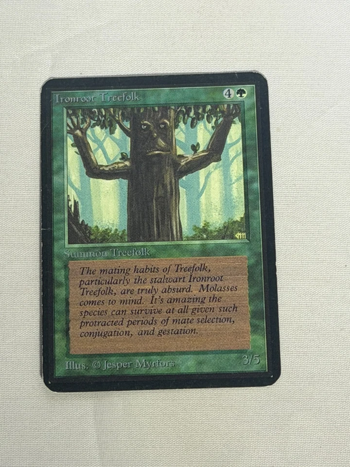 MTG Ironroot Treefolk Alpha Magic the Gathering - Image 1 of 3