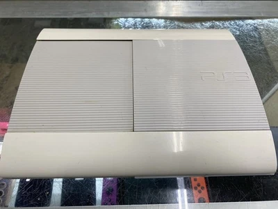 Sony PlayStation 3 Super Slim White CECH-4001C Console No Controls Works Tested - Image 1 of 4