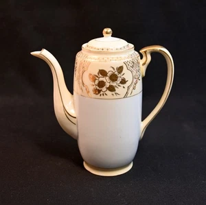 Noritake Chikaramachi Mini Kaffeekanne 22 Oz handbemalt Blumen Japan 1928-1941 - Bild 1 von 17