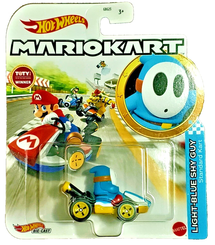 KART MARIO HOT WHEELS - CHICO TÍMIDO AZUL CLARO - KART ESTÁNDAR Foto 1 de 1