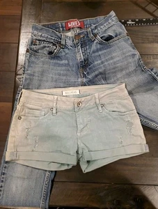 Levi's 511 Red Tab schmale blaue Jeans 12 Reg 26 x 26,5 und Bullhead Denim Shorts Gr. 1 - Bild 1 von 13