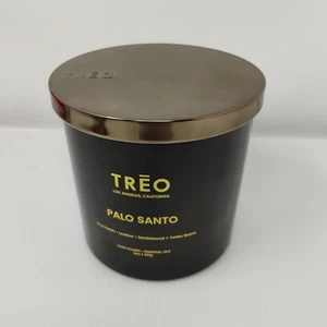 Treo Palo Santo Scented Candle Hand Poured Essential Oils 2-Wick 14 oz - Unlit - Picture 1 of 5