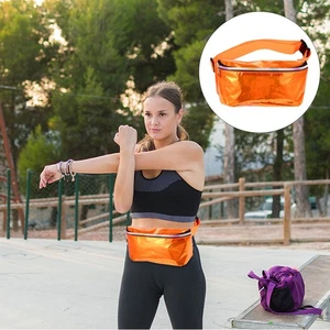 1Pc Transparent PVC Chest Bag Fashion Cross Waist Bag Women Dating - Picture 1 of 10