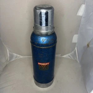 Vintage 1960 Stanley N944 Metal Thermos Super Vac Good Condition - Picture 1 of 9