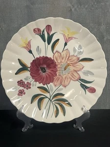 Blue Ridge Southern Potteries Mickey Scalloped 11-3/4” Chop Plate Pottery China - Picture 1 of 6