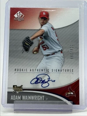 ADAM WAINWRIGHT 2006 UD SP AUTÉNTICAS FIRMAS DE NOVATO RC AUTOMÁTICO/399 Q5476 Foto 1 de 2