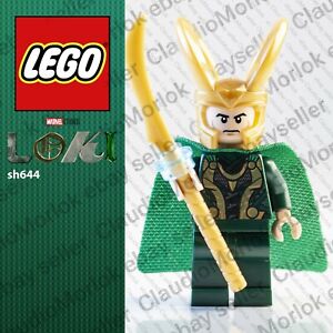 ⭐LEGO Loki Minifigure sh644 Marvel Avengers Superheroes Exclusive originale