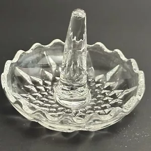 Soporte de anillo de vidrio de cristal soporte de exhibición redondo para anillo de joyería - Imagen 1 de 8