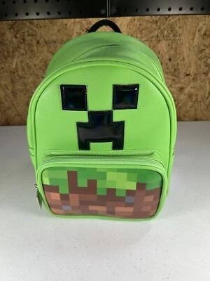 Bolso para Libros Minecraft Cuero Imitación Verde Nuevo con Etiquetas TNT NIÑOS Escuela Fácil de De Encontrar Foto 1 de 4